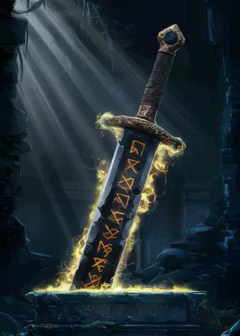 Ancient Sword in Ruins