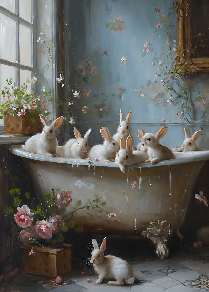Bunnies in a Bathtub