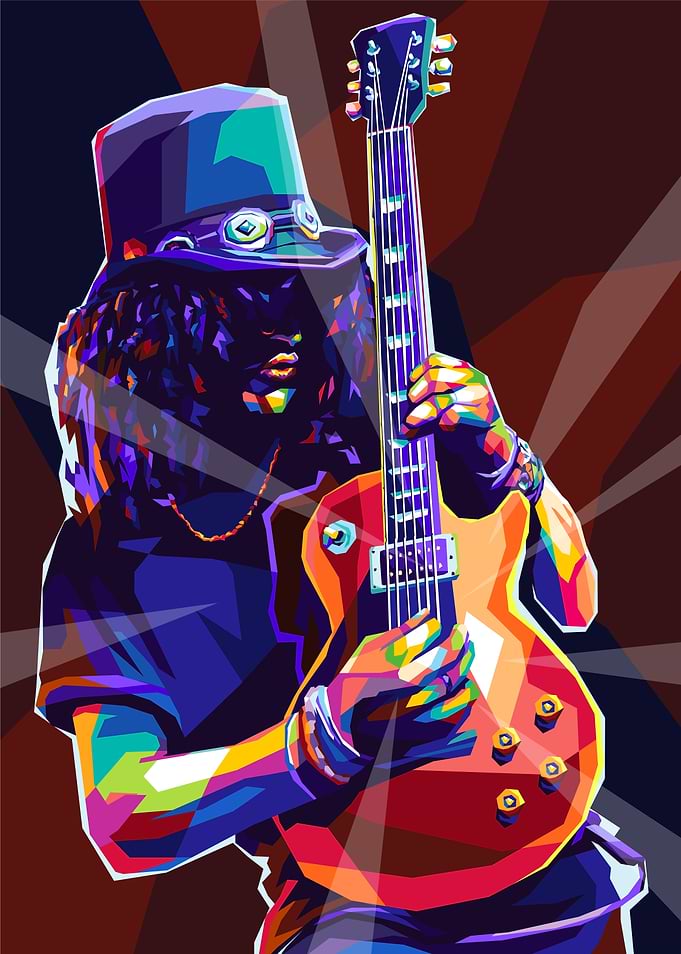 Guitar Pop Art