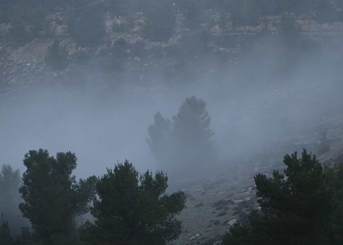 Misty Mountain Landscape