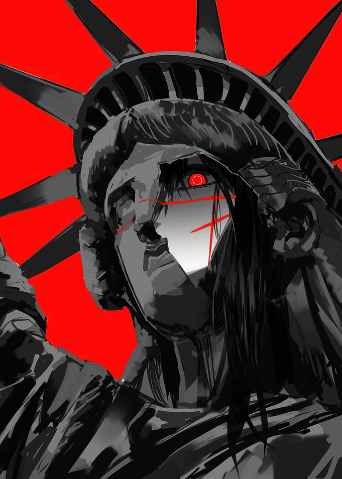 Statue of Liberty Cyberpunk
