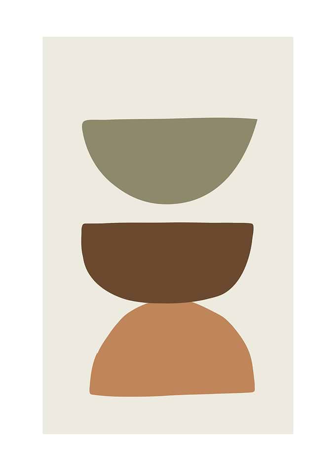 Abstract Shapes Wall Art