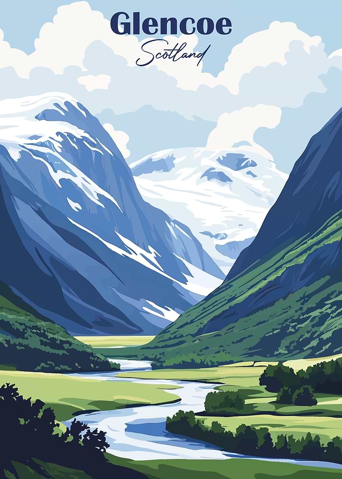 Glencoe Scotland Landscape