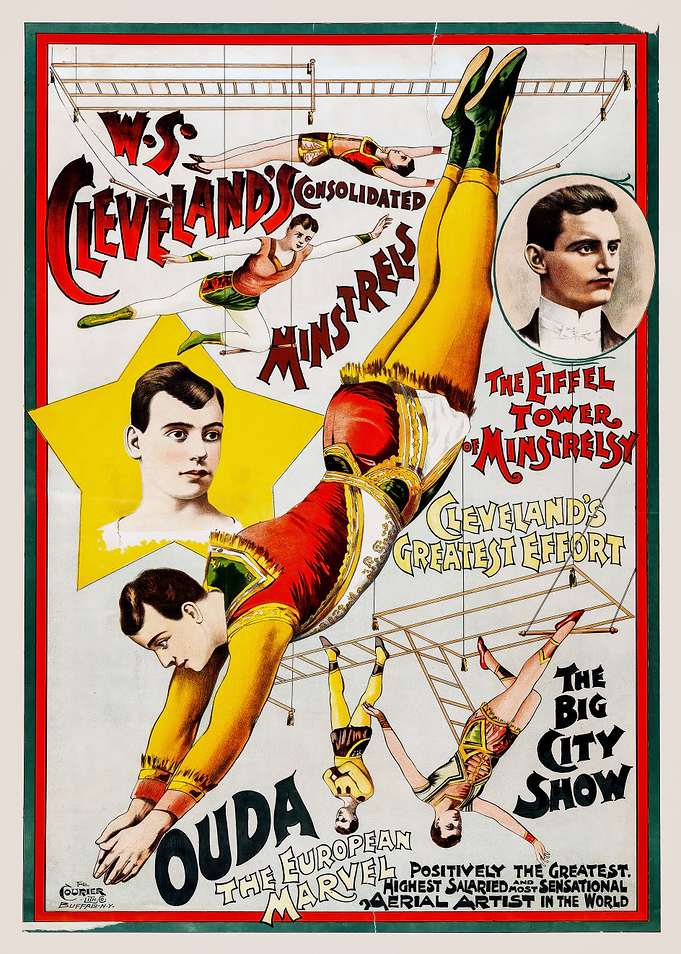 Ouda the European Marvel Circus Poster