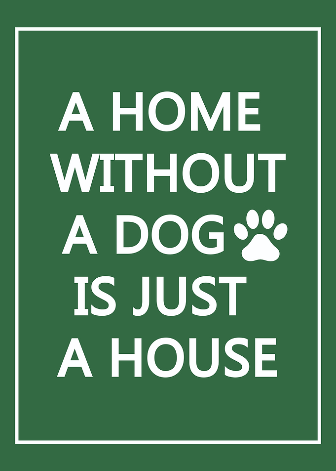 Dog Lover Quote Poster