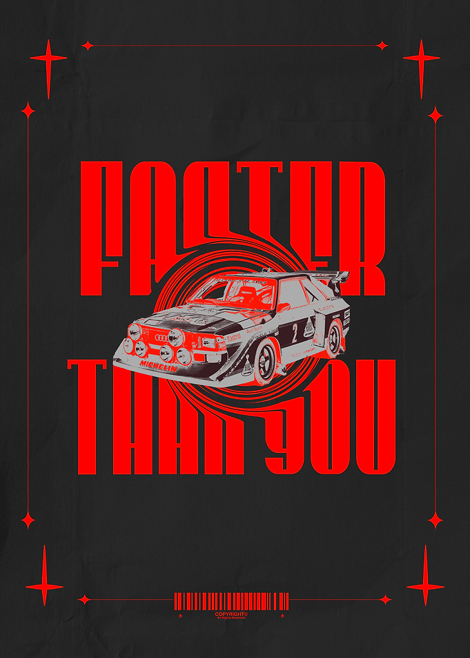 Faster Than You Car Poster