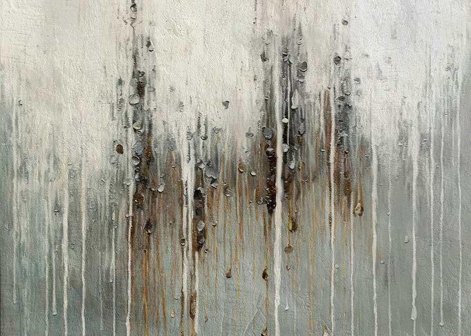 Abstract Dripping Paint