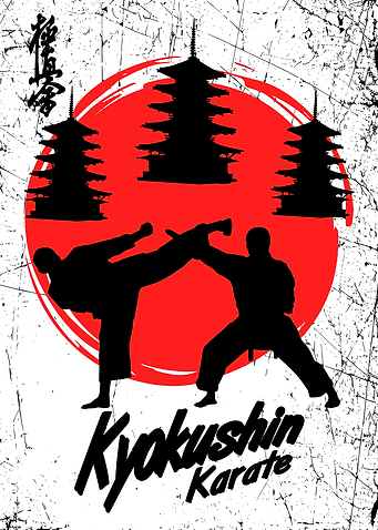 Kyokushin Karate Silhouette