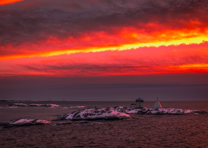 Fiery Sunset