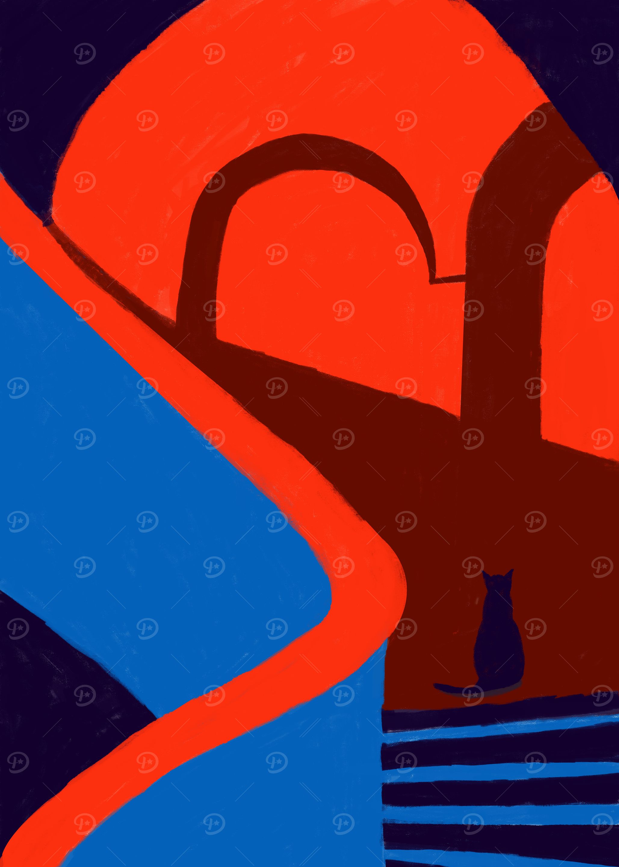 Blue cat