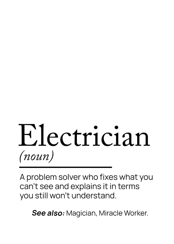 Electrician Definition