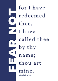 Isaiah 43:1 Christian Bible Verse