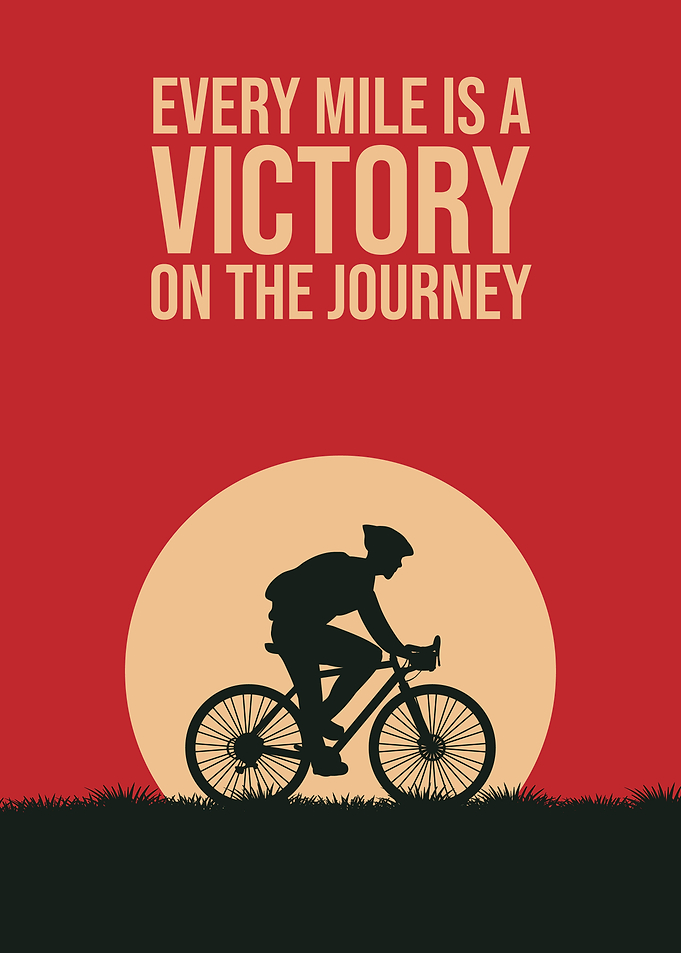 Cycling Victory Poster