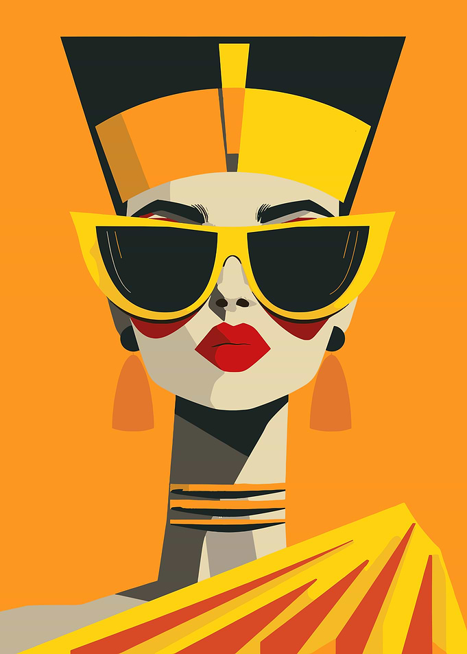 Stylish Woman in Sunglasses