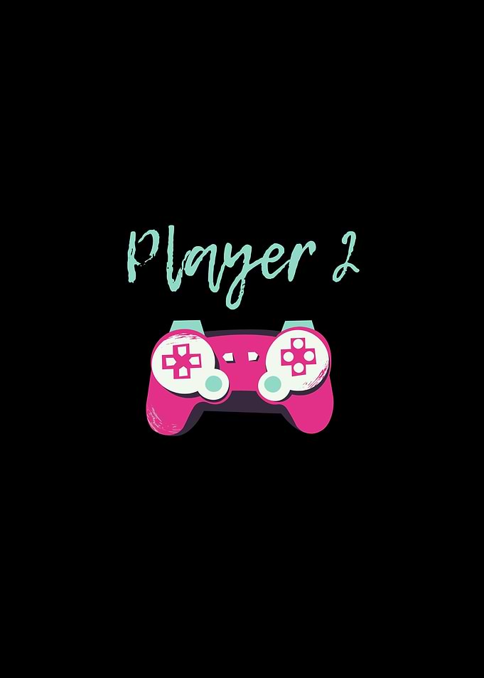 Player 2 Gamer Graphic