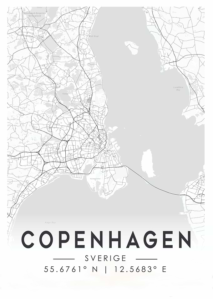 Copenhagen City Map