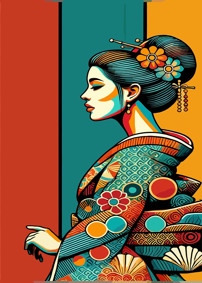 Geisha in Kimono