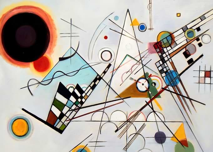 Abstract Geometric Painting