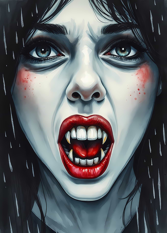 Gothic Vampire Woman