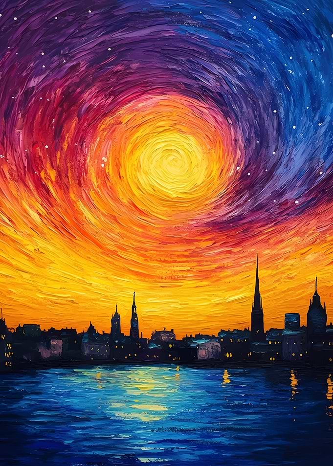 Cityscape Sunset