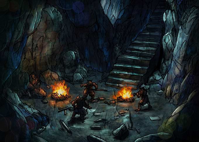 Fantasy Cave Camp