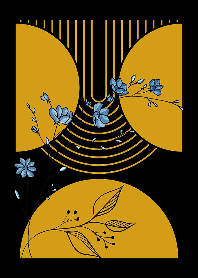 Floral Abstract Art