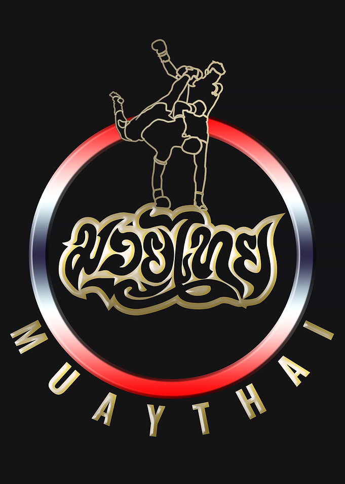 Muay Thai Logo Style Illustration