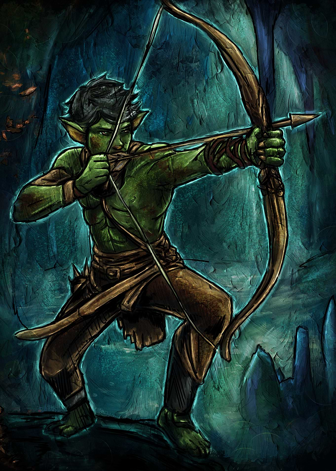 Green-Skinned Archer