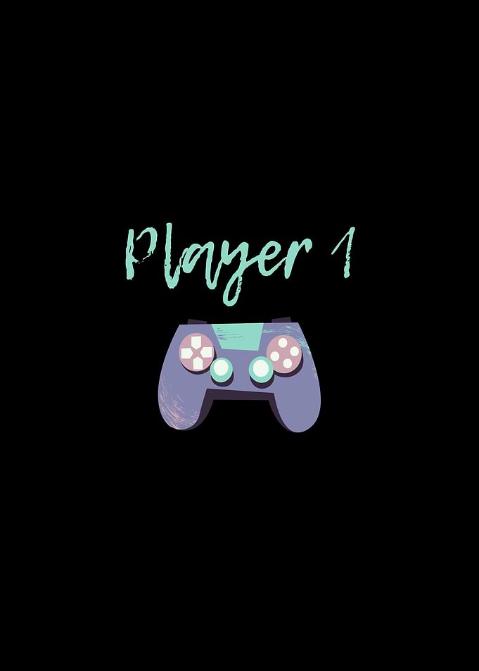 Player 1 Gamer Graphic