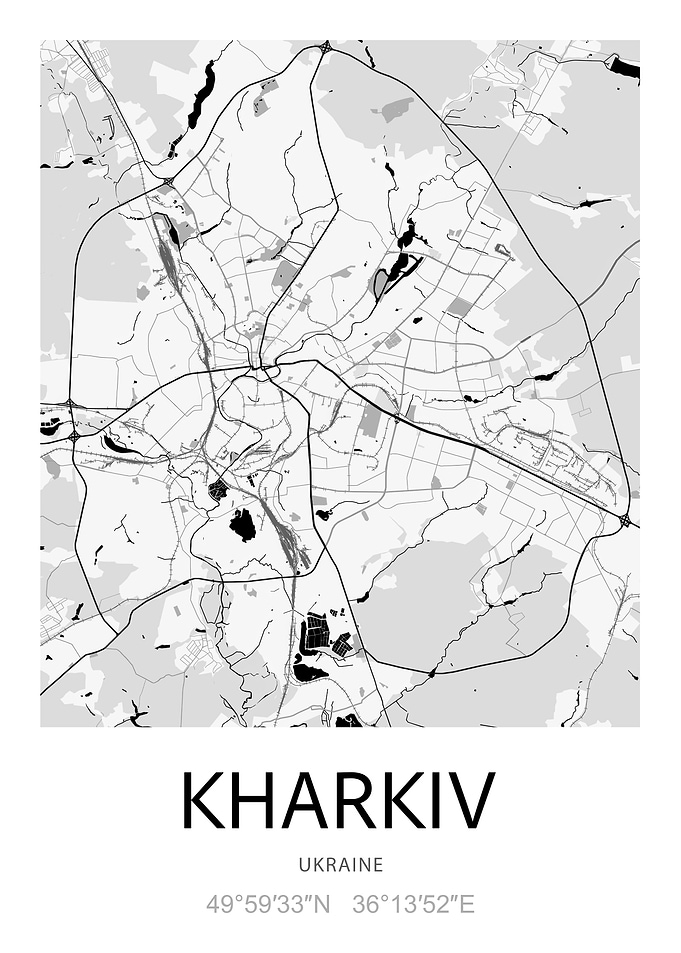 Kharkiv City Map