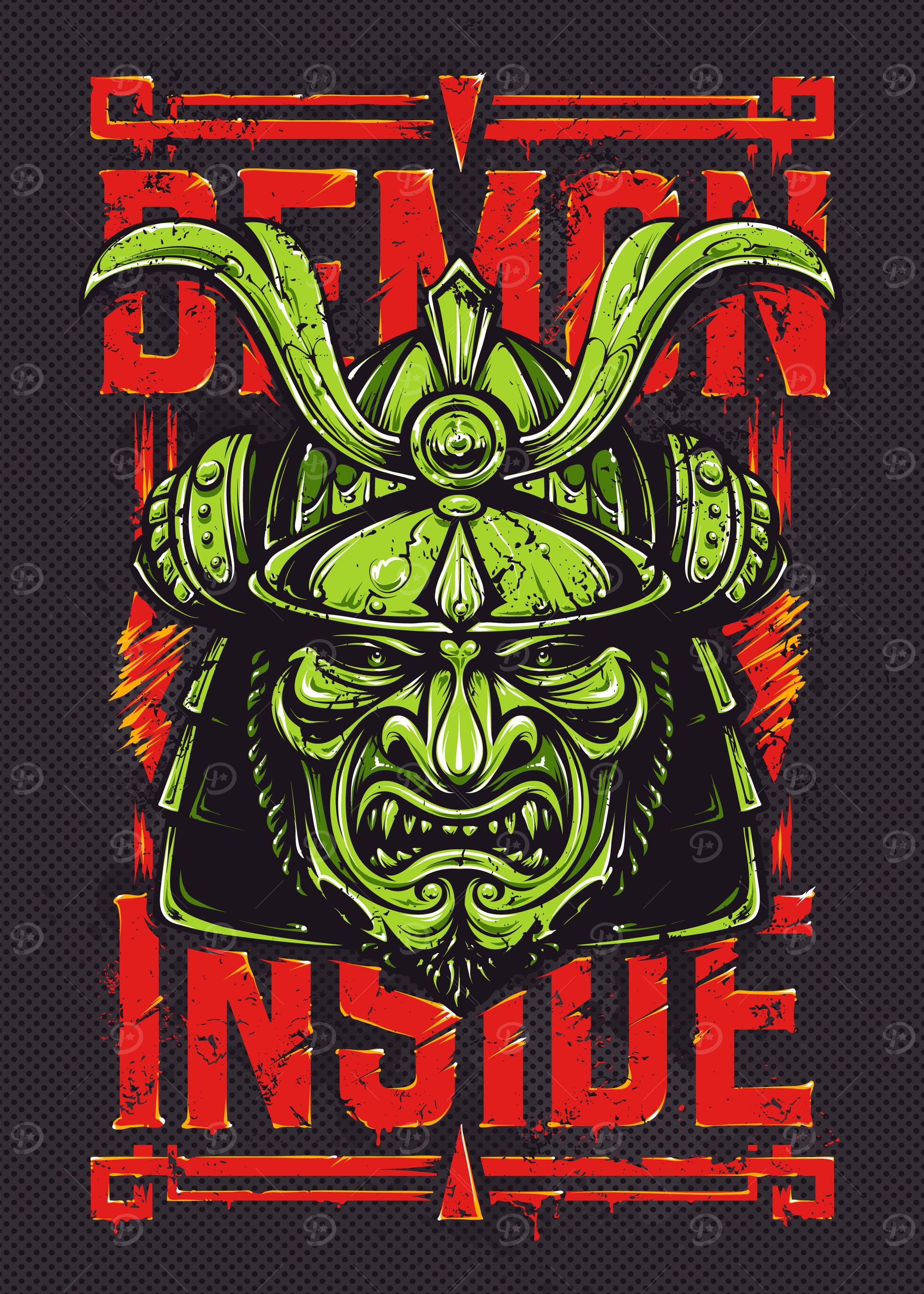 Demon Samurai Mask