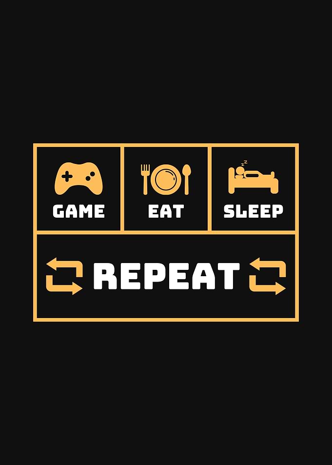 Gamer Lifestyle Graphic