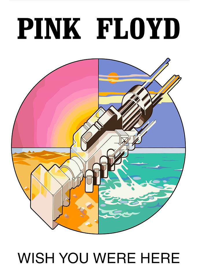 Pink Floyd Wish You Were Here Album Cover