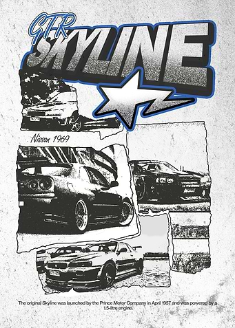 Nissan Skyline GTR Grunge