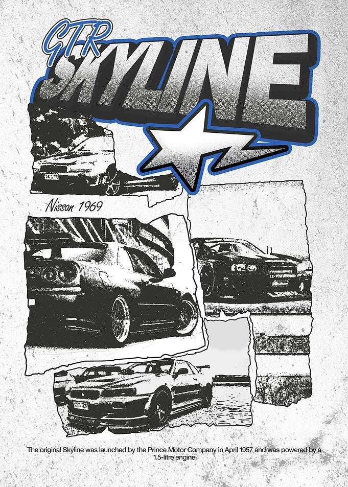 Nissan Skyline GTR Grunge