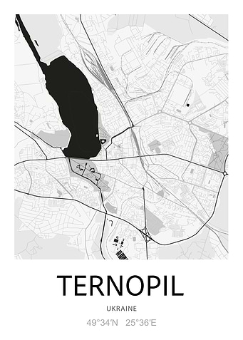 Ternopil City Map