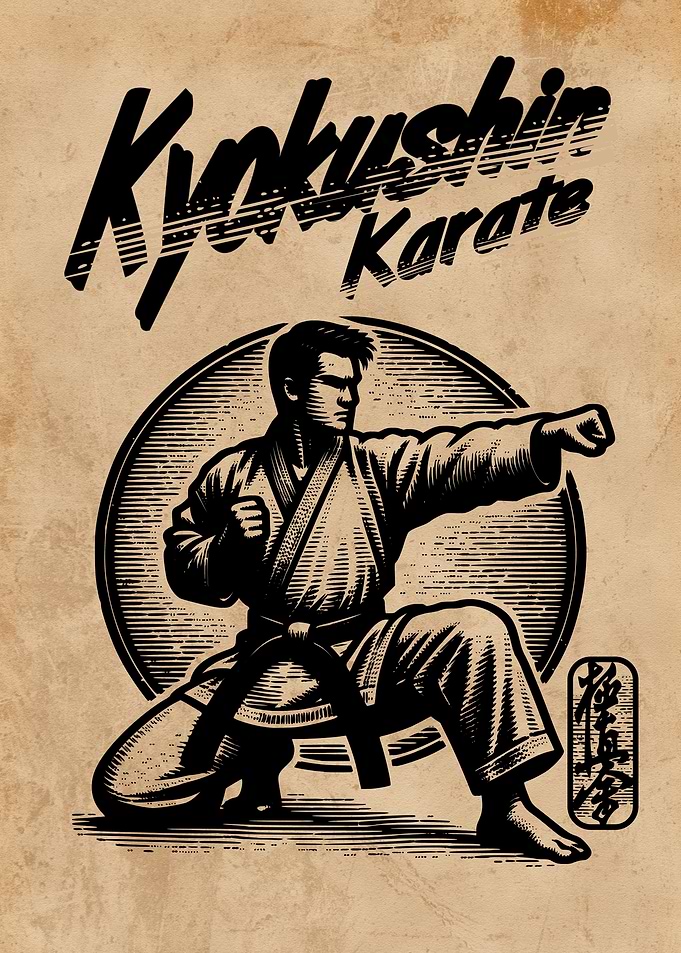 Kyokushin Karate Illustration