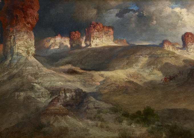 Pine Buttes, Wyoming (1914)