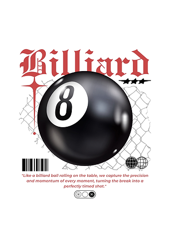 Billiard 8 Ball Graphic