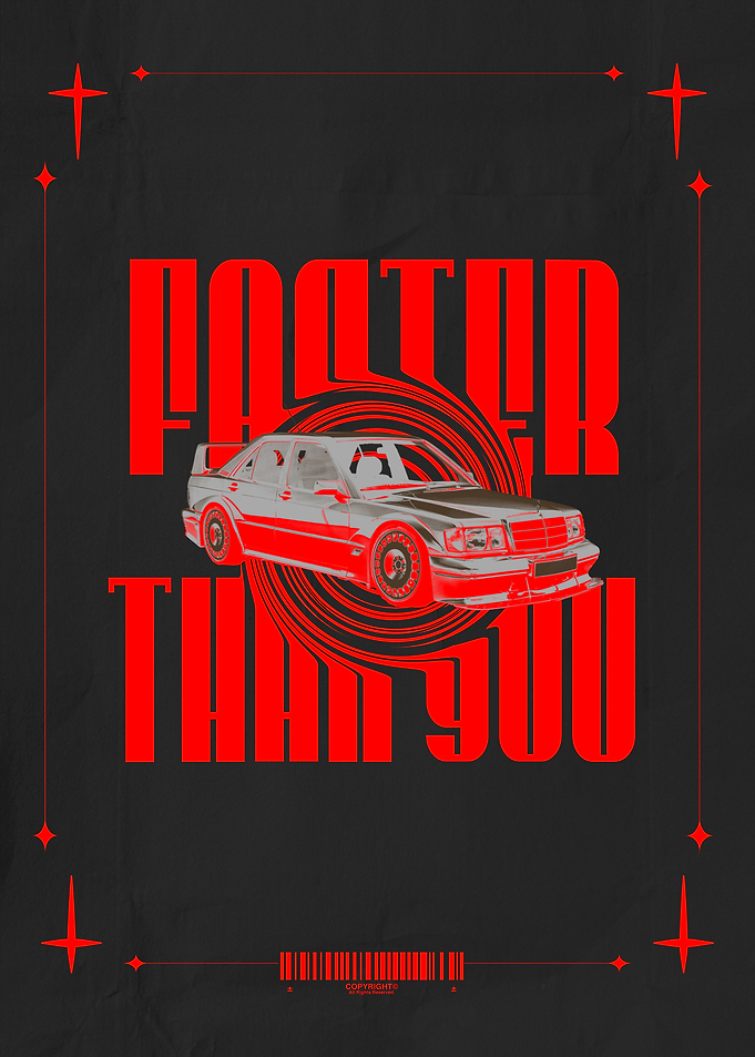 Faster Than You Car Poster