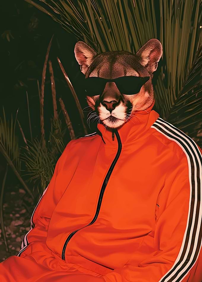 Cougar in Tracksuit