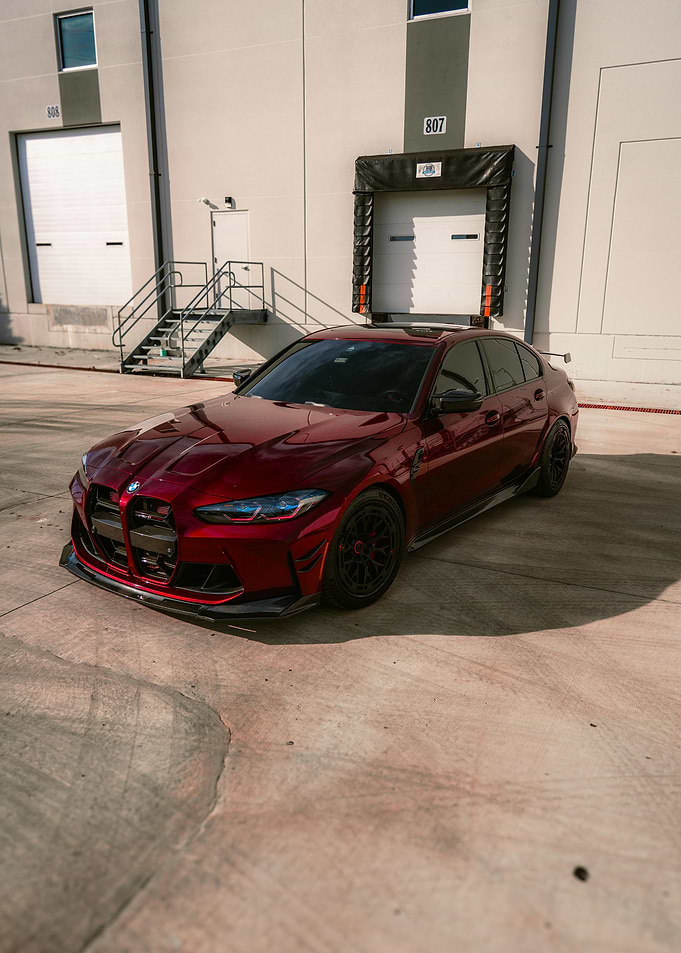 Red BMW M3