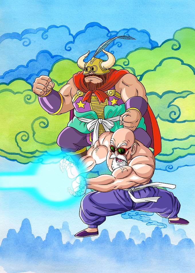 Ox King and Master Roshi