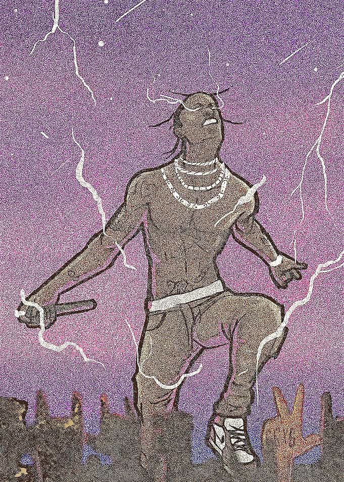 Travis Scott Illustration