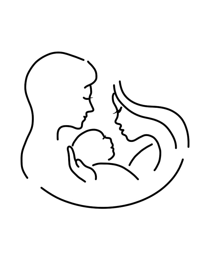 Family Line Art