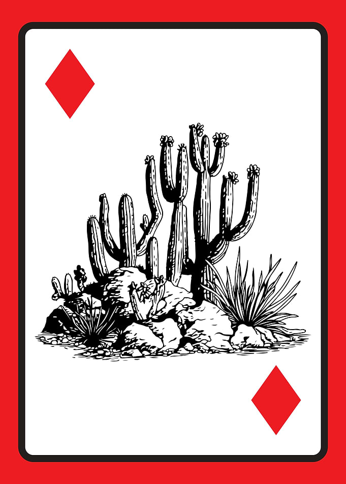 Cactus Playing Card