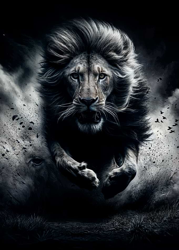 Lion in Motion