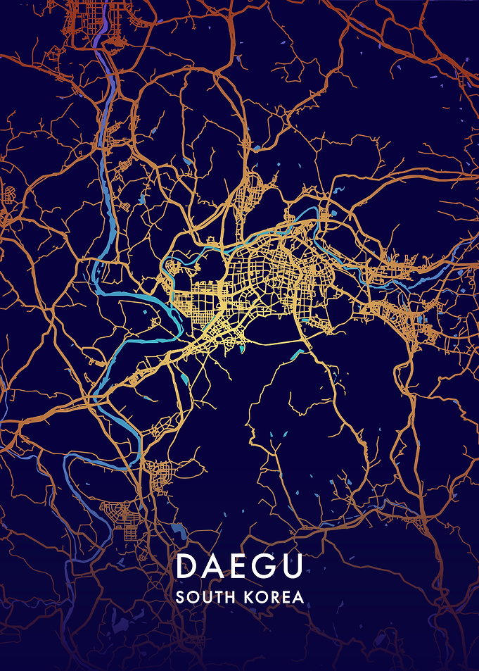 Daegu City Map
