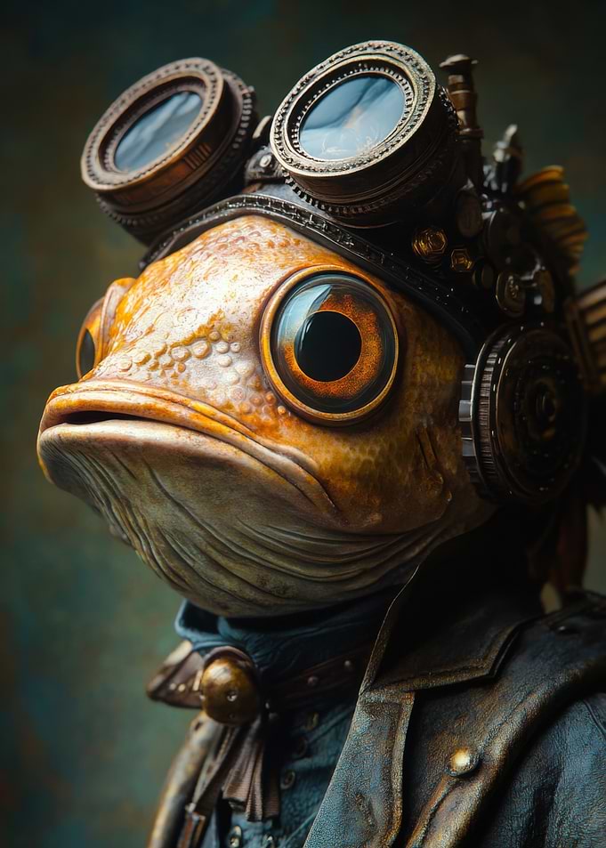 Steampunk Fish Creature