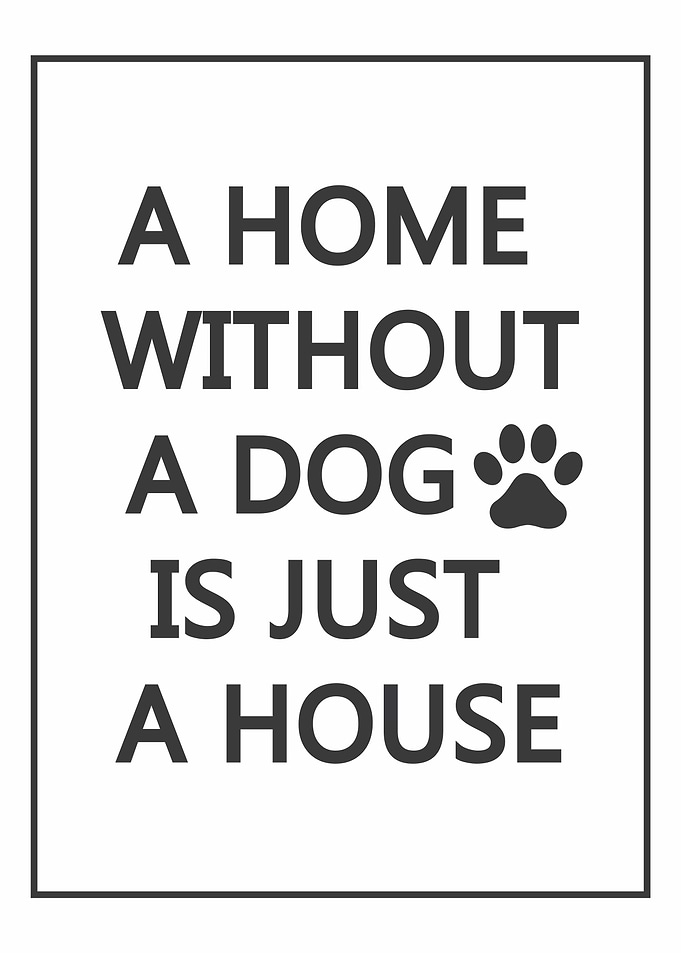 Dog Lover Quote Print
